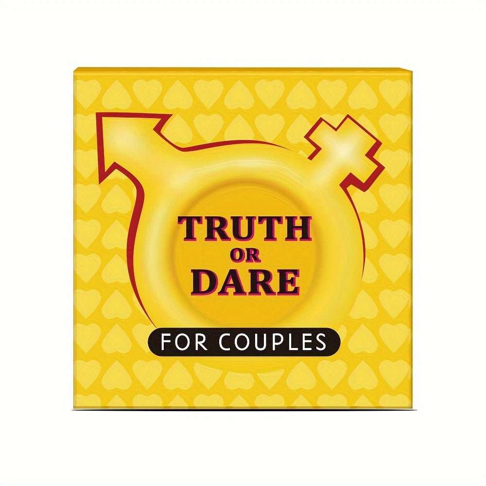 1pc, Mini Size Truth Or Dare, Couples Game Cards, Travel Portables, Valentine's Day Gifts, Party Entertainment, Perfect Date Night | Size:2.05inx 5.21cm x 1.91cm | 51 Cards | Christmas Halloween Gift