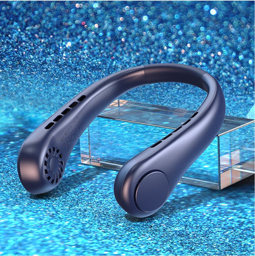 New Mini Neck Fan Portable Bladeless Hanging Neck Rechargeable Air