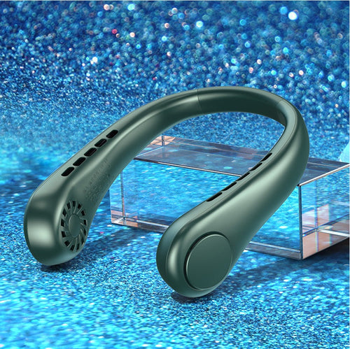 New Mini Neck Fan Portable Bladeless Hanging Neck Rechargeable Air